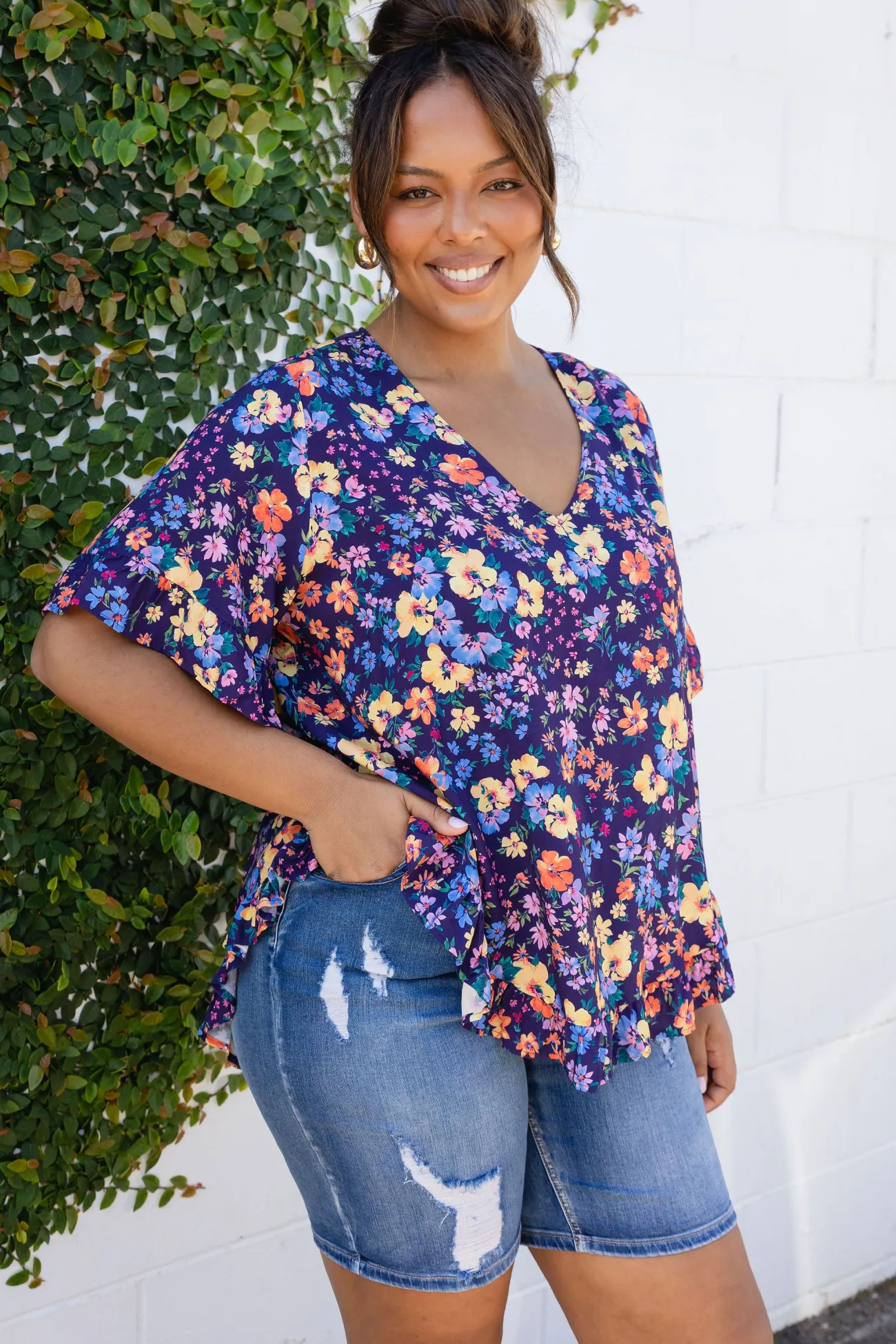 Proud Poppy Clothing Natalie Top in Posie Online