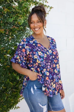 Proud Poppy Clothing Natalie Top in Posie Online