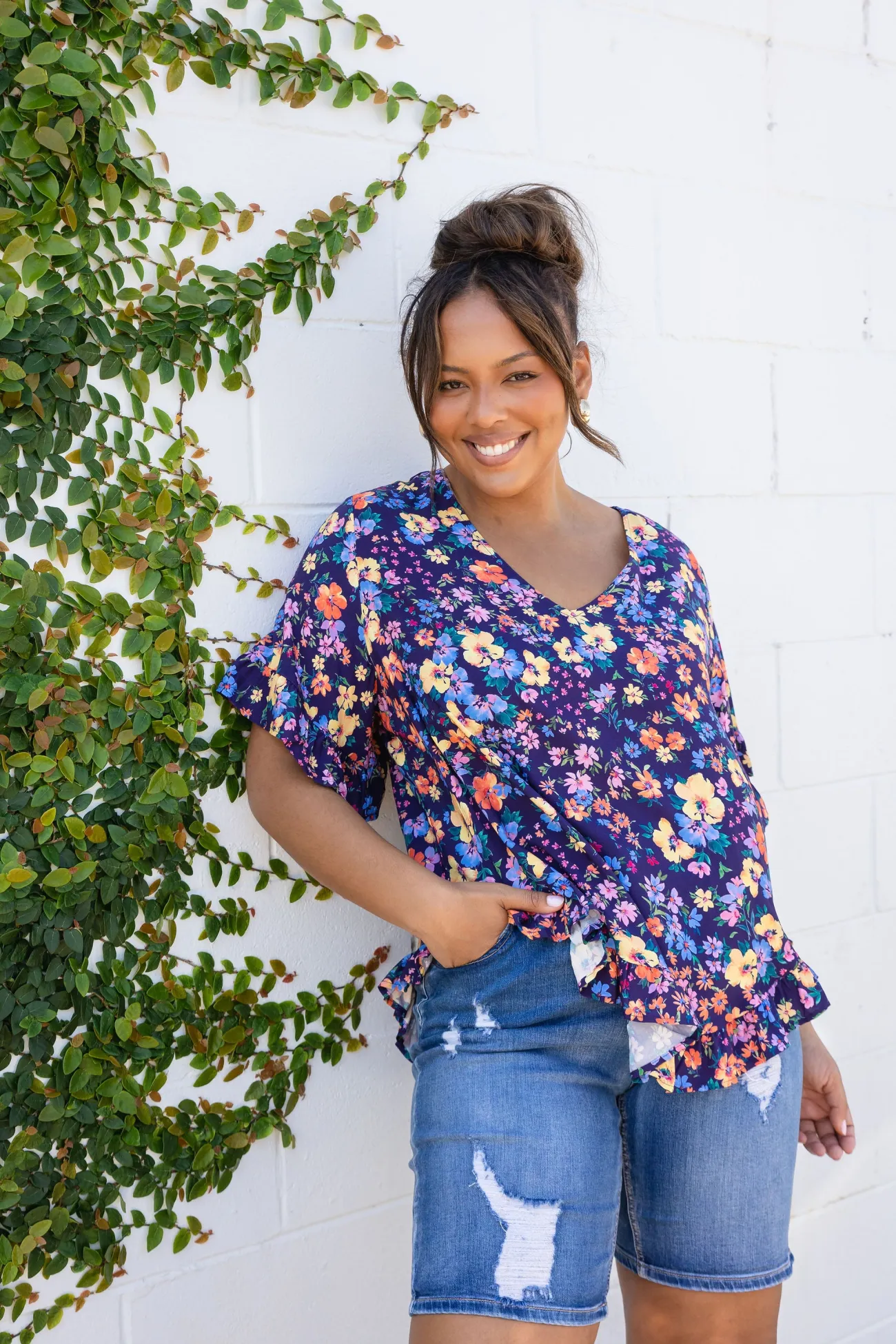 Proud Poppy Clothing Natalie Top in Posie Online