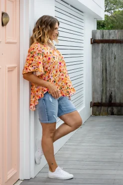 Proud Poppy Clothing Natalie Top in Sunshine Floral SunshineFloral Fashion