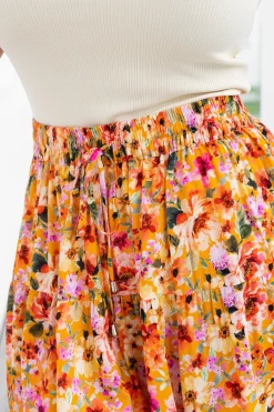 Proud Poppy Clothing Nicole Skirt in Sunshine Floral SunshineFloral Outlet