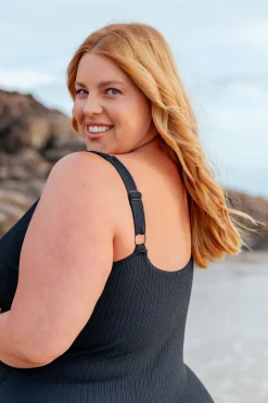 Proud Poppy Clothing Noosa Tie One Piece in Black Fashion