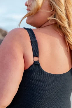 Proud Poppy Clothing Noosa Tie One Piece in Black Fashion