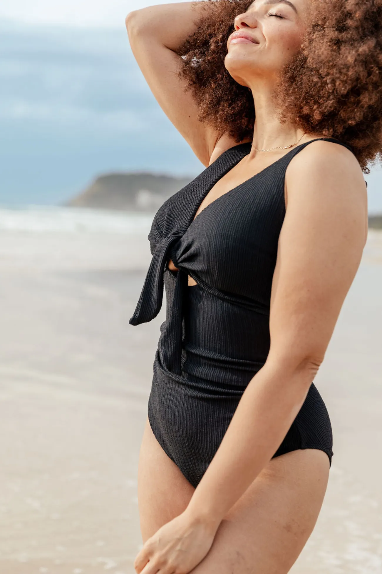 Proud Poppy Clothing Noosa Tie One Piece in Black Fashion