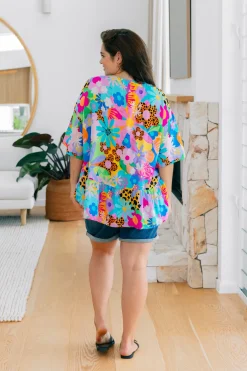 Proud Poppy Clothing Peak Top in Floral Fancy by Kasey Rainbow Clearance