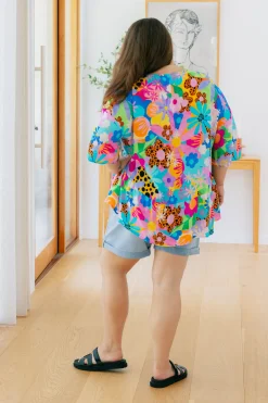 Proud Poppy Clothing Peak Top in Floral Fancy by Kasey Rainbow Clearance