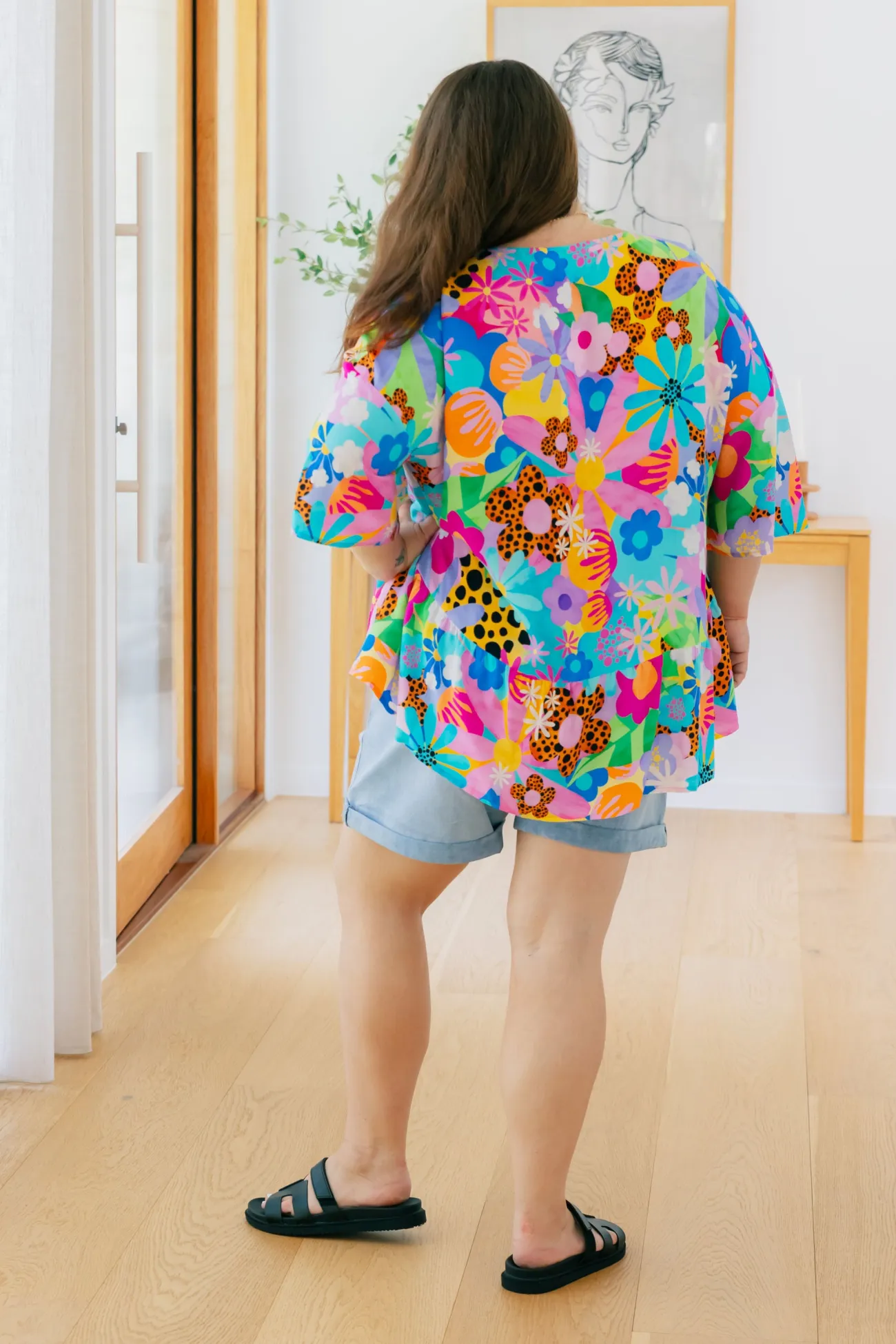 Proud Poppy Clothing Peak Top in Floral Fancy by Kasey Rainbow Clearance