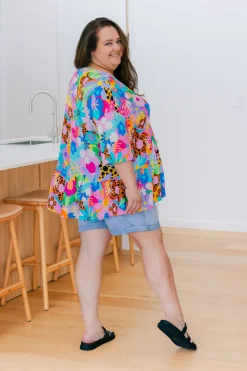 Proud Poppy Clothing Peak Top in Floral Fancy by Kasey Rainbow Clearance