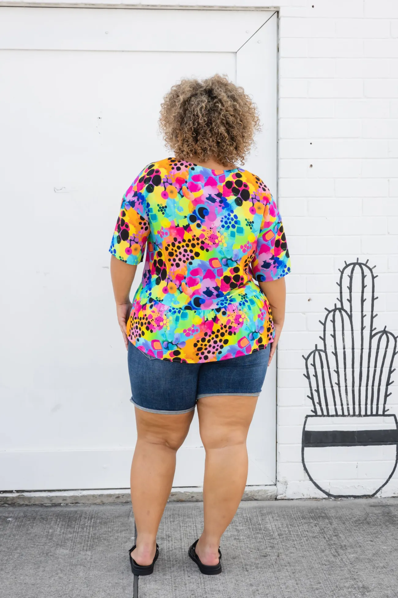 Proud Poppy Clothing Peak Top in Messy Mind by Kasey Rainbow Fashion
