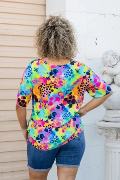 Proud Poppy Clothing Peak Top in Messy Mind by Kasey Rainbow Fashion