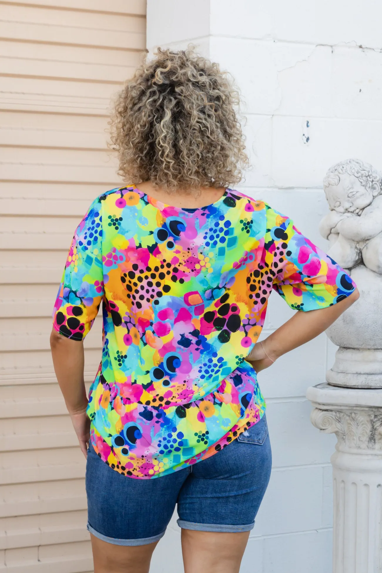 Proud Poppy Clothing Peak Top in Messy Mind by Kasey Rainbow Fashion