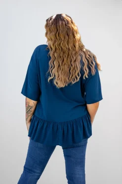 Proud Poppy Clothing Peak Top in Navy Fashion