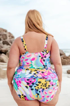 Proud Poppy Clothing Pearl Bikini Pants in Kasey Swim by Kasey Rainbow Clearance