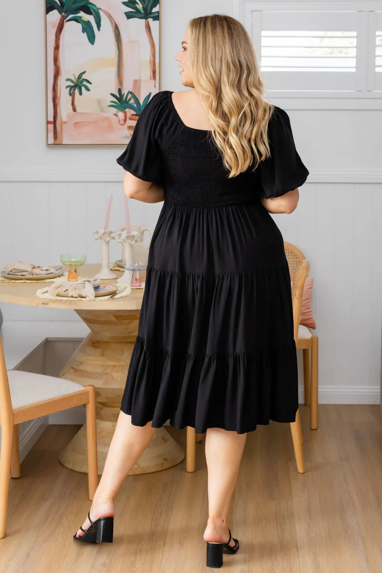 Proud Poppy Clothing Peri Midi Dress in Black Fashion