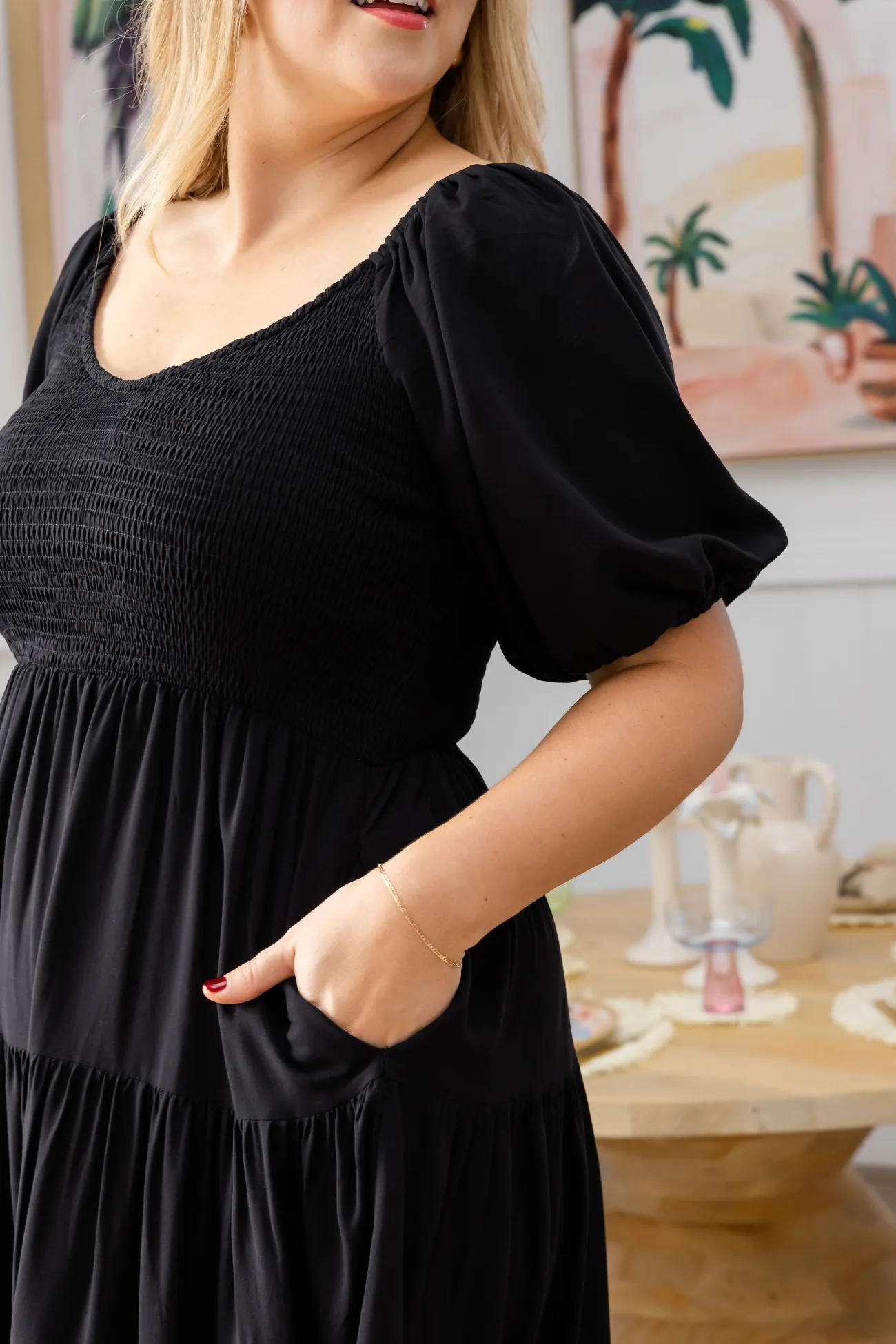 Proud Poppy Clothing Peri Midi Dress in Black Fashion