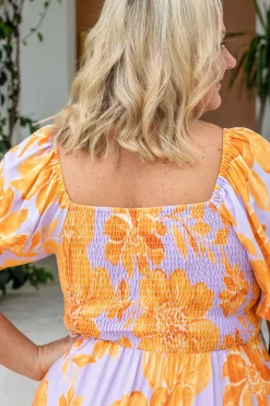 Proud Poppy Clothing Peri Party Dress in Honey Bloom HoneyBloom Sale