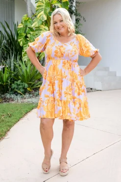 Proud Poppy Clothing Peri Party Dress in Honey Bloom HoneyBloom Sale