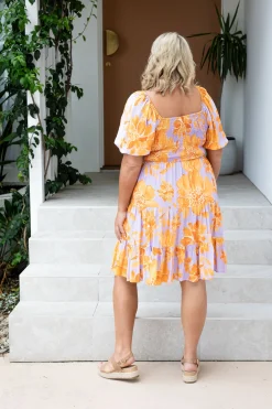 Proud Poppy Clothing Peri Party Dress in Honey Bloom HoneyBloom Sale