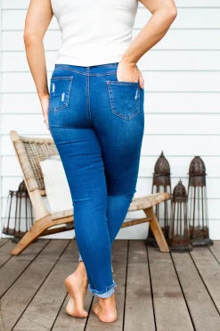 Proud Poppy Clothing Peta Jeans in Dark Blue DarkBlue Discount