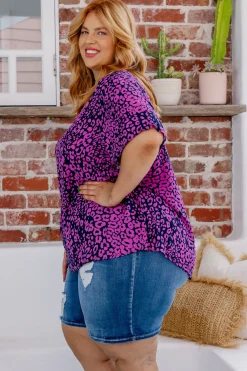 Proud Poppy Clothing Phoebe Purple Leopard Top Online