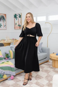Proud Poppy Clothing Pippa Cut Out Dress in Black Online