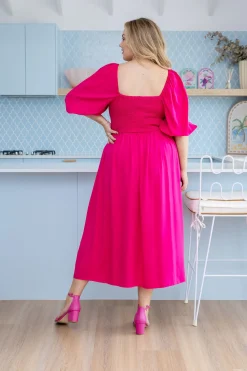 Proud Poppy Clothing Pippa Cut Out Dress in Pink Discount