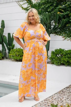Proud Poppy Clothing Pippa Jumpsuit in Honey Bloom HoneyBloom Clearance