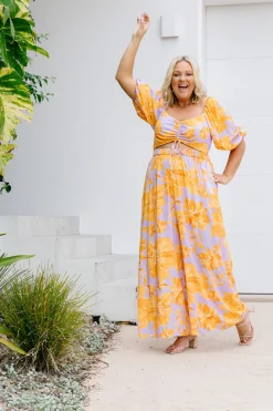 Proud Poppy Clothing Pippa Jumpsuit in Honey Bloom HoneyBloom Clearance