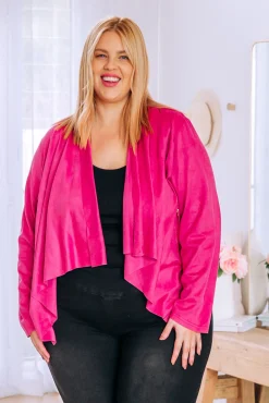 Proud Poppy Clothing Quinn Jacket in Fuchsia Pink FuchsiaPink Online