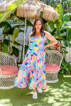 Proud Poppy Clothing Ronnie Dress in Peachy Keen by Kasey Rainbow Online