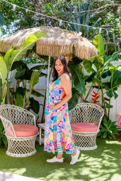 Proud Poppy Clothing Ronnie Dress in Peachy Keen by Kasey Rainbow Online