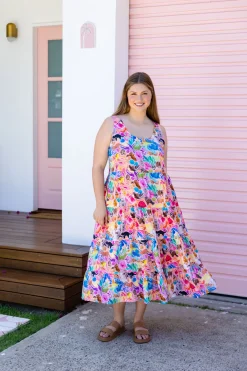 Proud Poppy Clothing Ronnie Maxi Dress in Aussie Lilac by Kasey Rainbow Sale