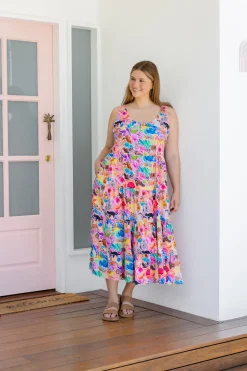 Proud Poppy Clothing Ronnie Maxi Dress in Aussie Lilac by Kasey Rainbow Sale