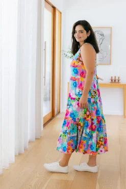 Proud Poppy Clothing Ronnie Maxi Dress in Floral Fancy by Kasey Rainbow Hot