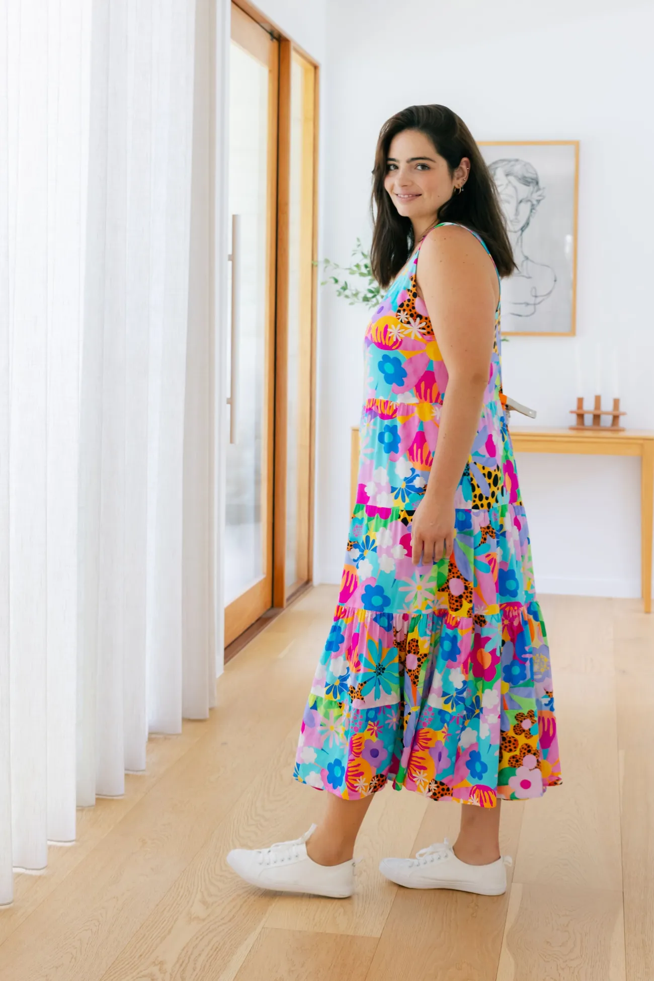 Proud Poppy Clothing Ronnie Maxi Dress in Floral Fancy by Kasey Rainbow Hot