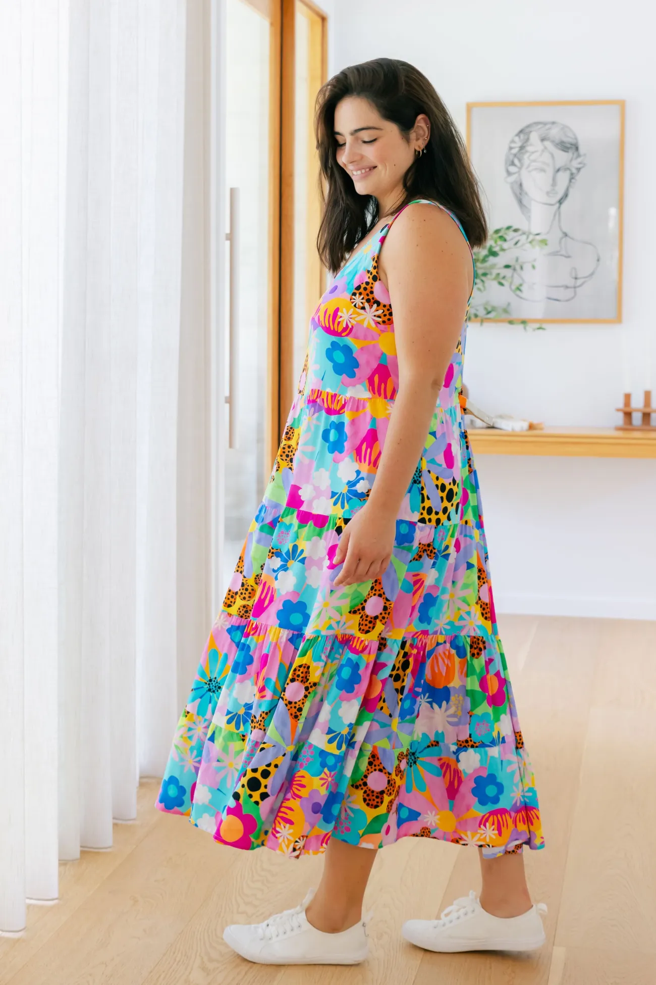Proud Poppy Clothing Ronnie Maxi Dress in Floral Fancy by Kasey Rainbow Hot