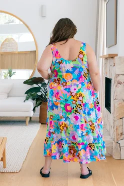 Proud Poppy Clothing Ronnie Maxi Dress in Floral Fancy by Kasey Rainbow Hot