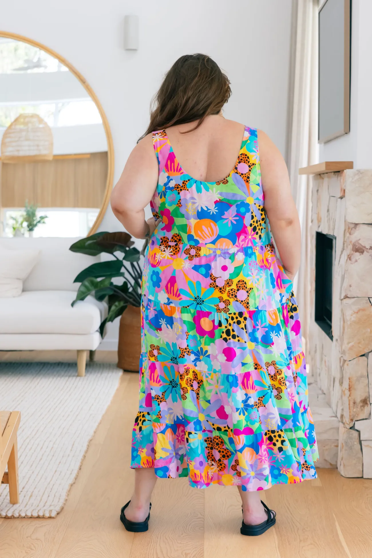 Proud Poppy Clothing Ronnie Maxi Dress in Floral Fancy by Kasey Rainbow Hot