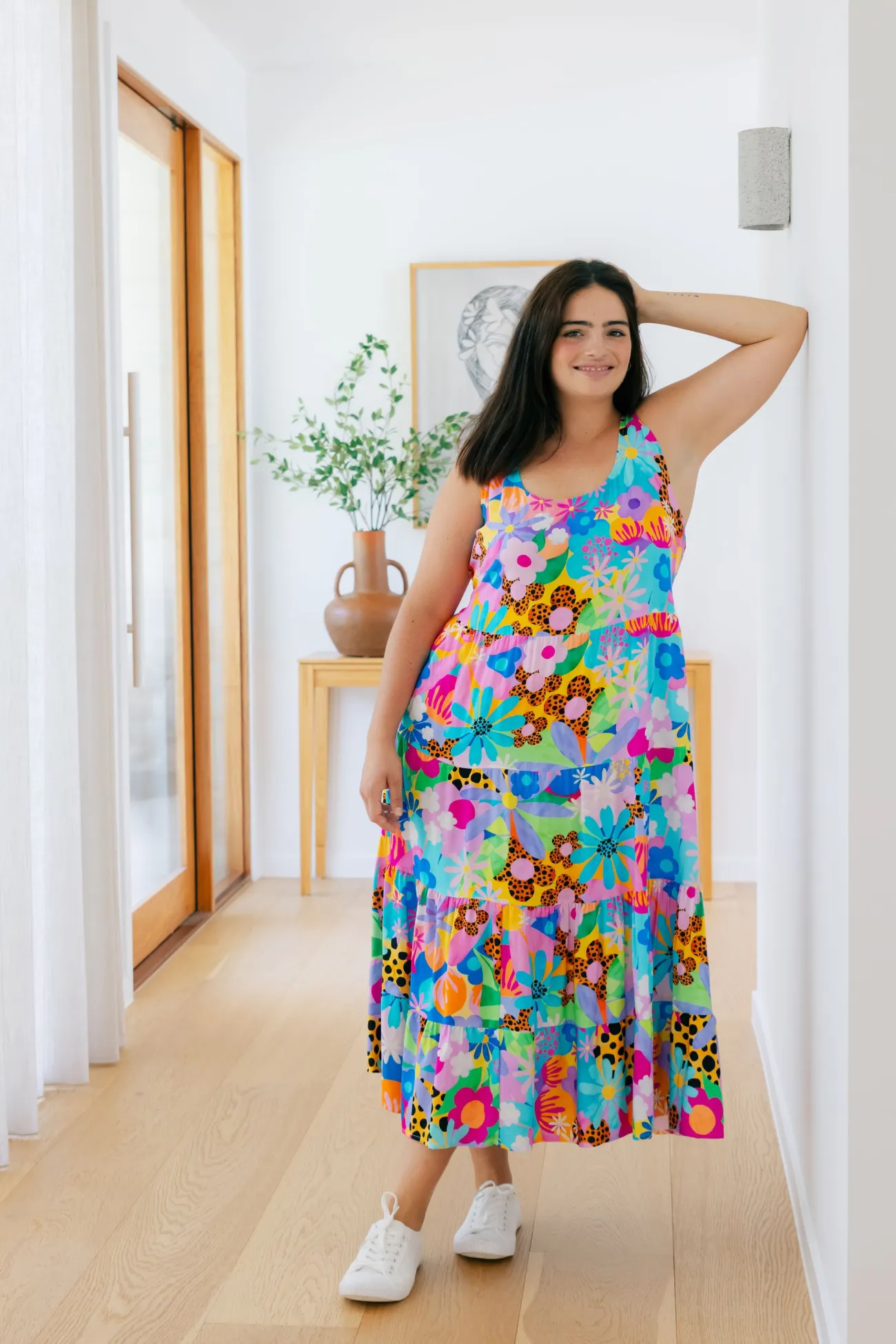 Proud Poppy Clothing Ronnie Maxi Dress in Floral Fancy by Kasey Rainbow Hot