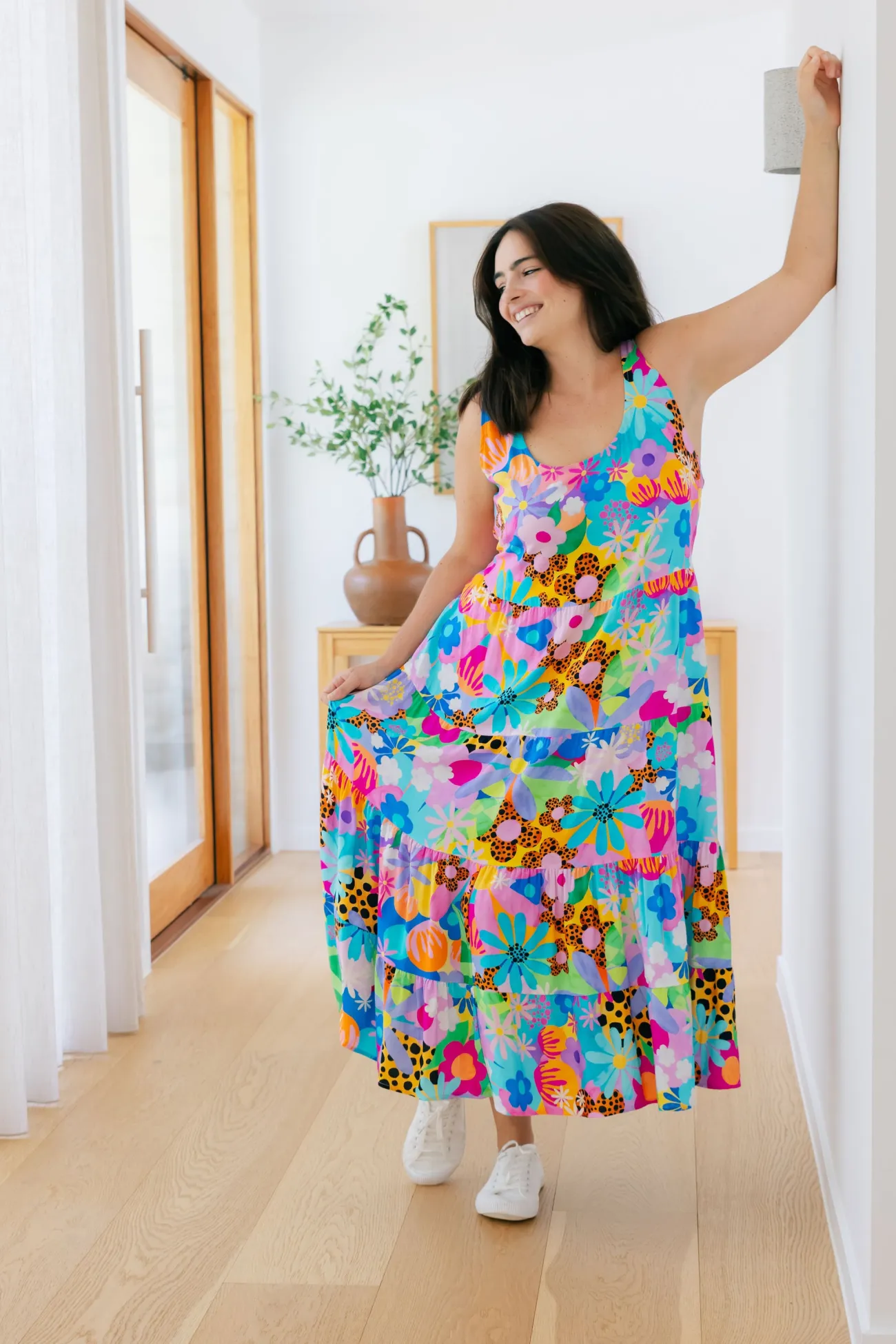 Proud Poppy Clothing Ronnie Maxi Dress in Floral Fancy by Kasey Rainbow Hot