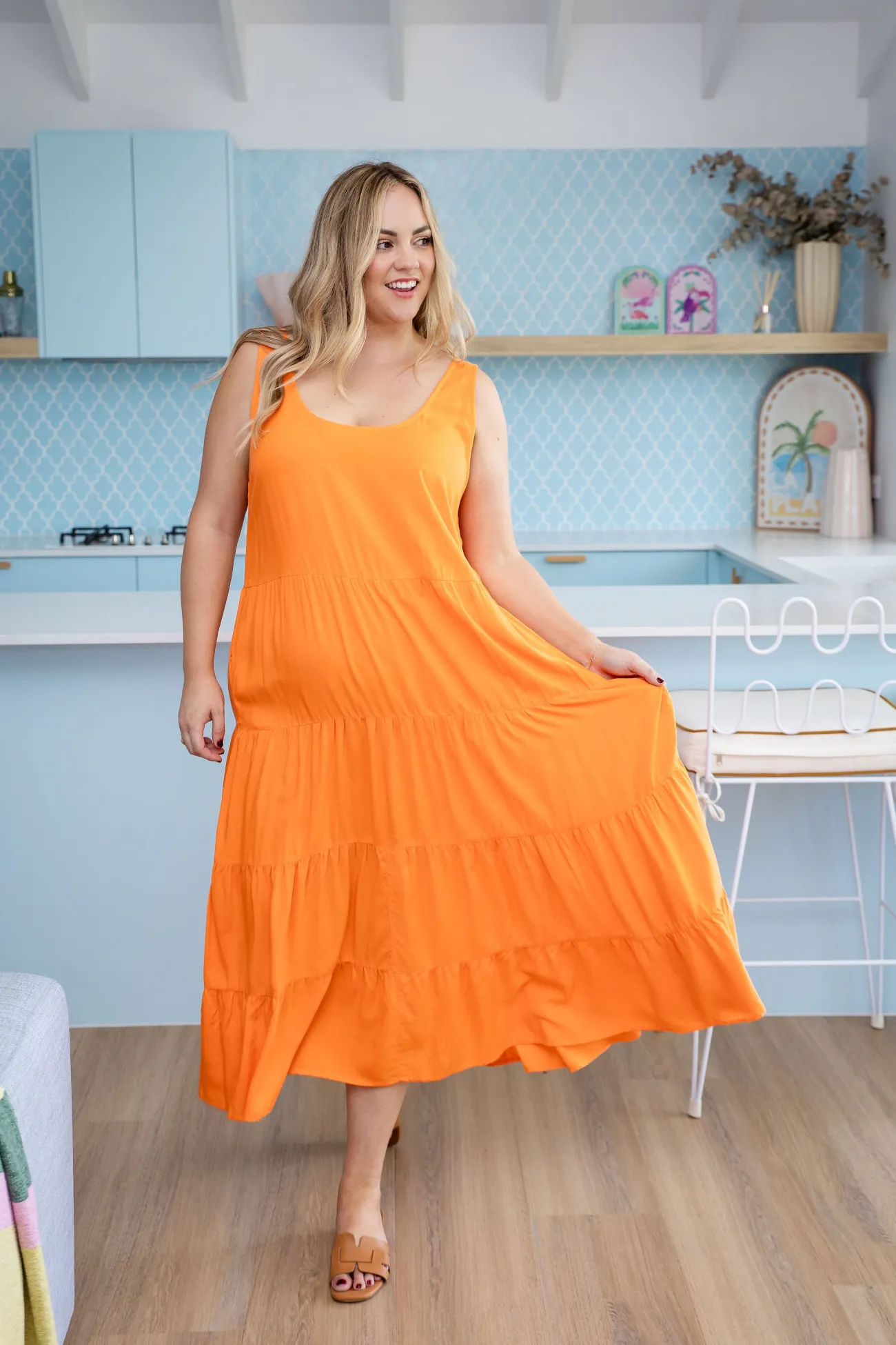 Proud Poppy Clothing Ronnie Maxi Dress in Orange Online