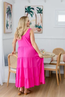 Proud Poppy Clothing Ronnie Maxi Dress in Pink Clearance