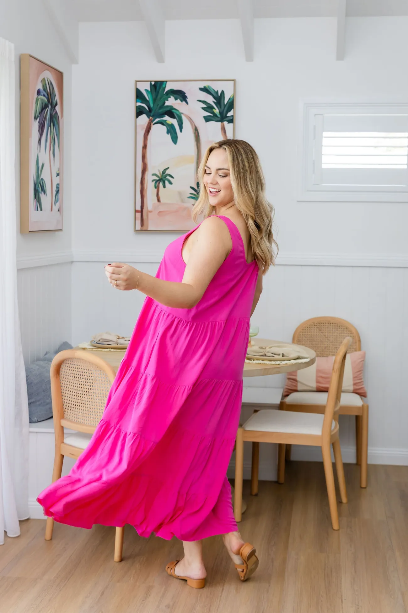 Proud Poppy Clothing Ronnie Maxi Dress in Pink Clearance