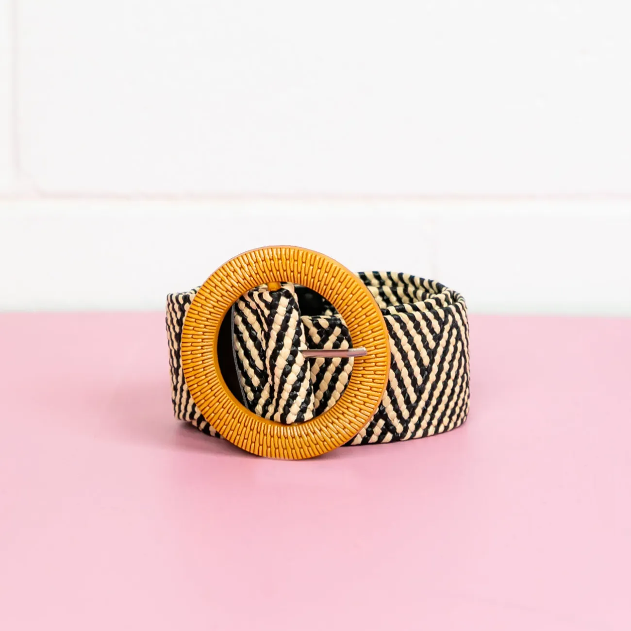 Proud Poppy Clothing Ruby Belt in Black & Natural Black&Natural Hot