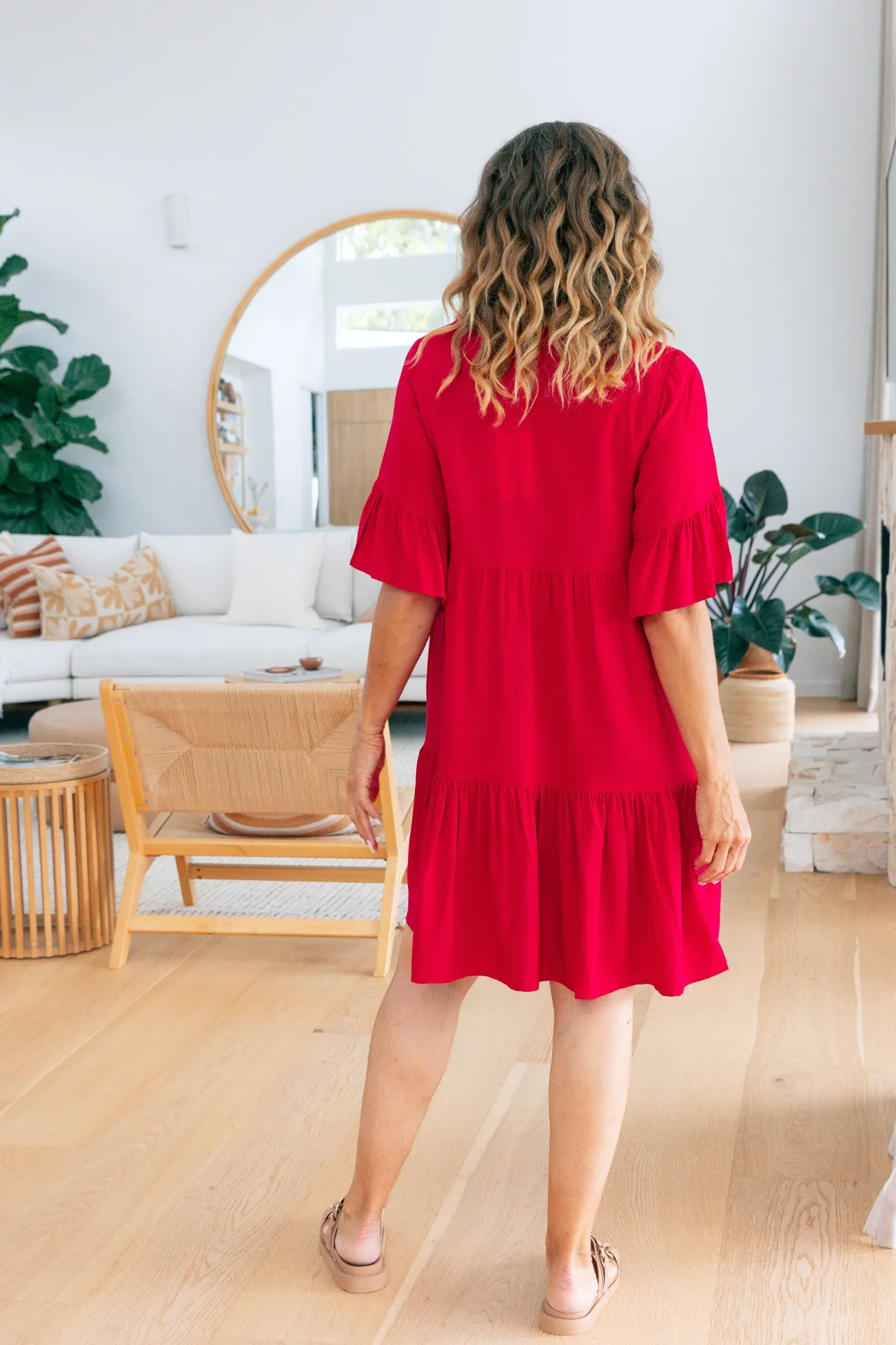 Proud Poppy Clothing Sadie Dress in Red Fashion