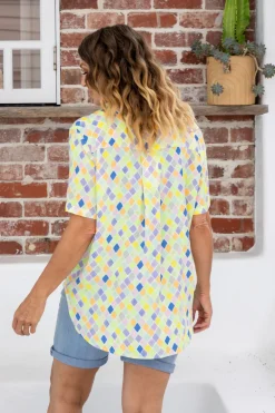 Proud Poppy Clothing Samara Shirt in Diced Online