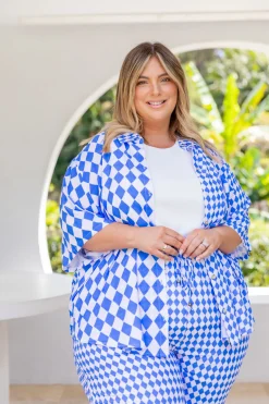 Proud Poppy Clothing Samara Shirt in Sorrento Hot