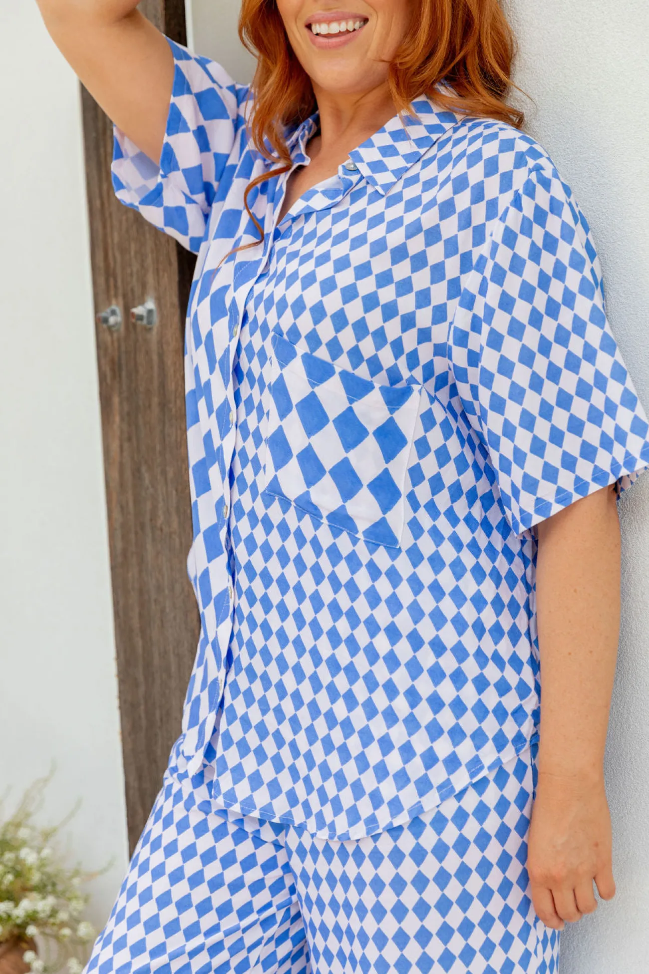 Proud Poppy Clothing Samara Shirt in Sorrento Hot