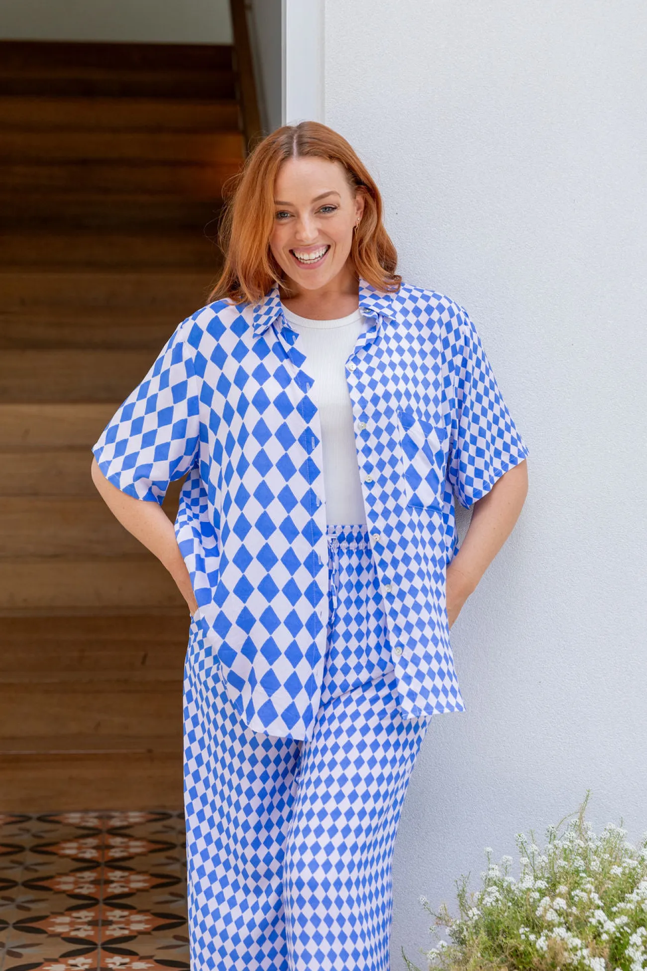 Proud Poppy Clothing Samara Shirt in Sorrento Hot