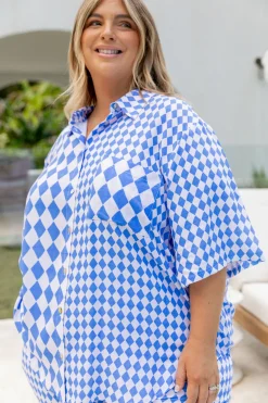 Proud Poppy Clothing Samara Shirt in Sorrento Hot